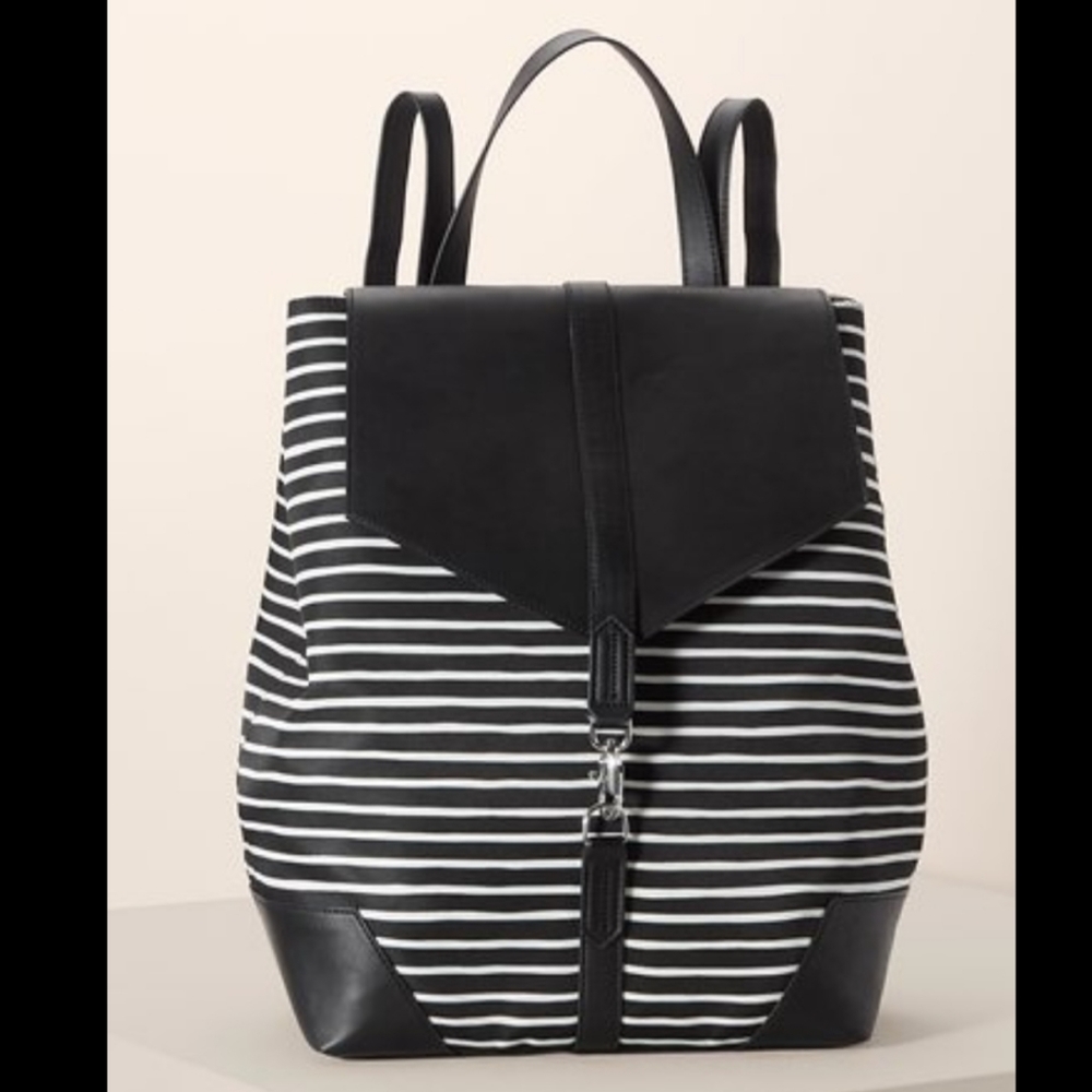 Stella and Dot Striped Backpack